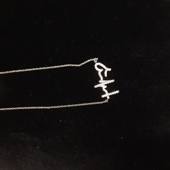 Touchstone Crystal Jewelry - Touchstone Crystal Faith, Hope, Love necklace nib